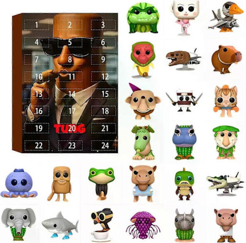 Hot 1 Sett Sahur Figur Tungs Tung Italiensk Brainroot Trepinne Lirili Larila Ornament Kreativ Skrivebordsdekorasjon Coll C