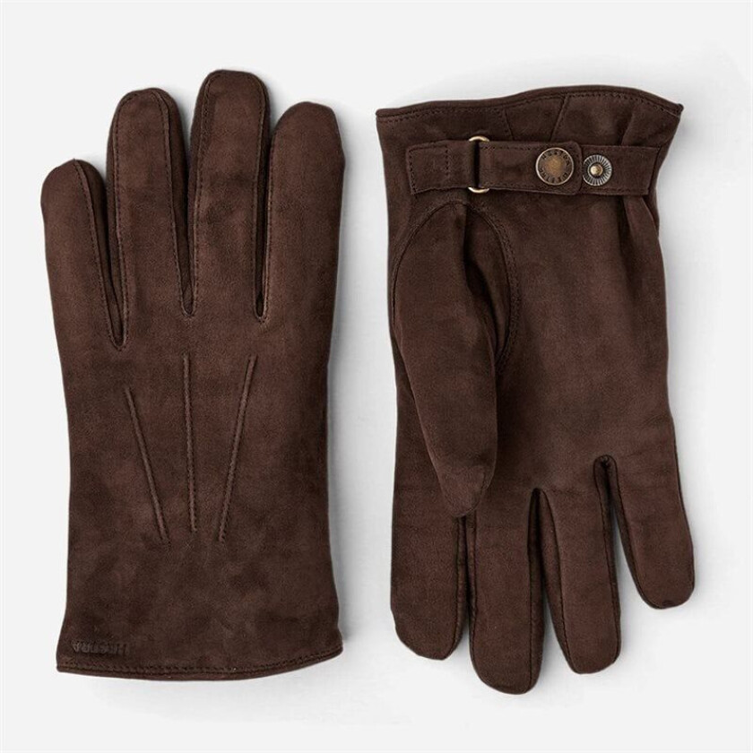 Robert Suede Glove - Espresso Brun 7