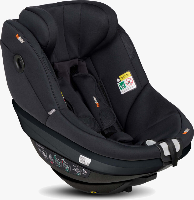 Beyond 2 360 Bilstol, Black Soft Breeze - Vendbare