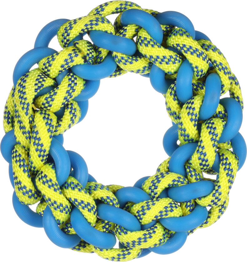 hundeleketøy Tofla ring og snor - Størrelse S: Ø 17 x H 5 cm