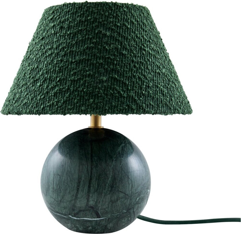 Castello 24 bordlampe Mørkegrønn marmor