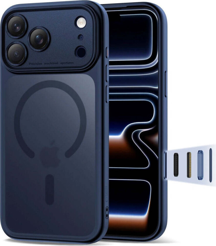 iPhone 17 Pro Max Tech-Protect Magpeak Deksel - MagSafe Kompatibel - Deep Blue