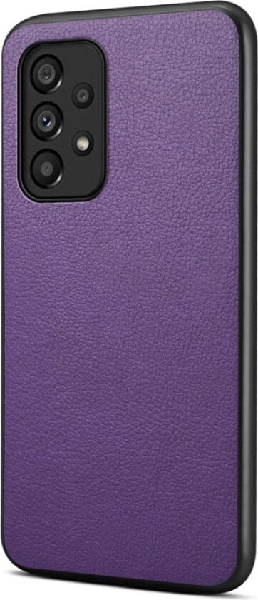 Matt og elegant Samsung Galaxy A53 5G-deksel med struktur - Lilla