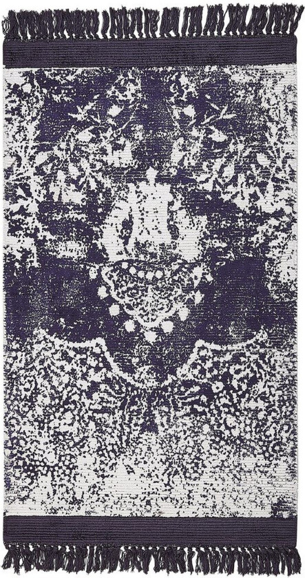 Teppe Akarsu - Fiolett, hvit, 80x150 cm