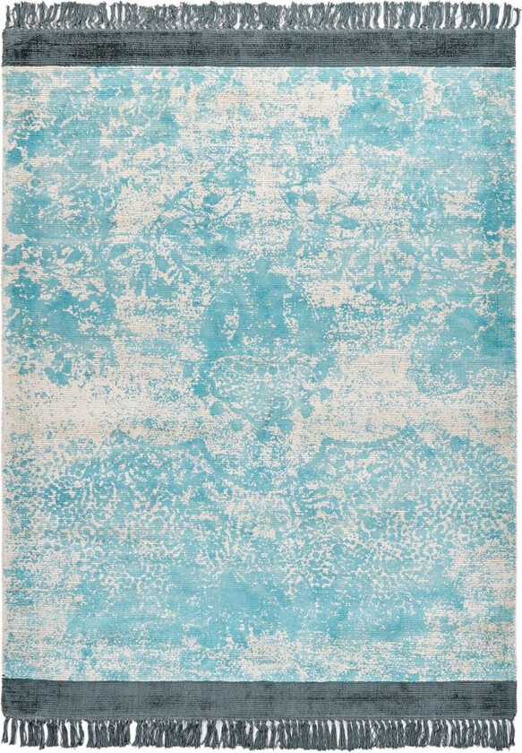 Teppe Akarsu - Blå, beige, 140x200 cm