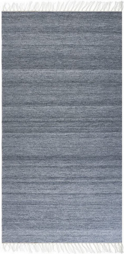 Flatvevd Malhia - Grå, 80x150 cm