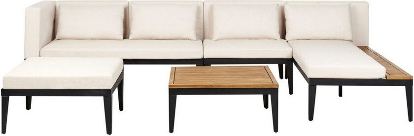 Hagesofagruppe med bord 4-seters Bracciano