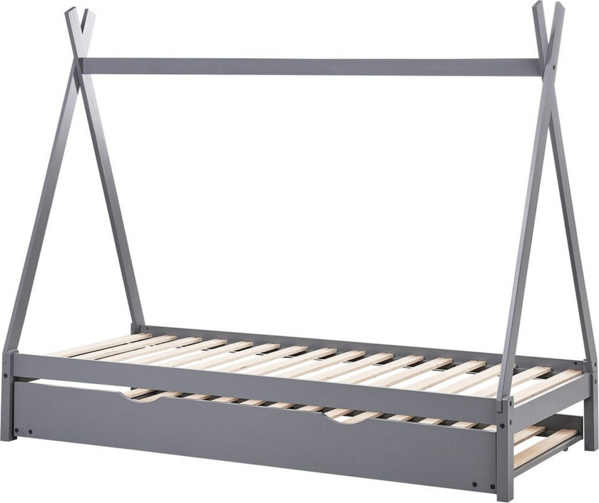 Uttrekkbar barneseng Talmontiers - Grå