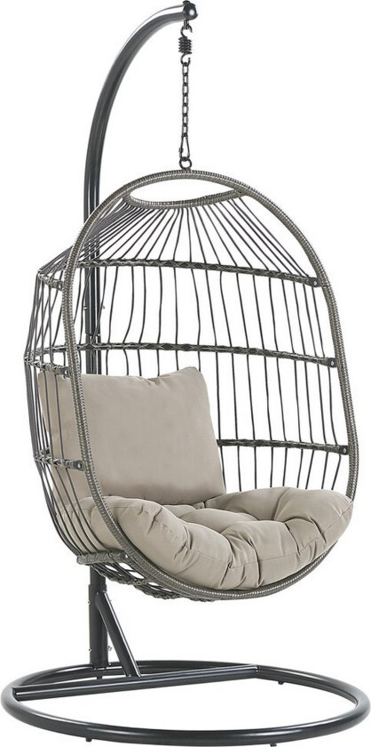 Hengestol Alba - Svart, Grå