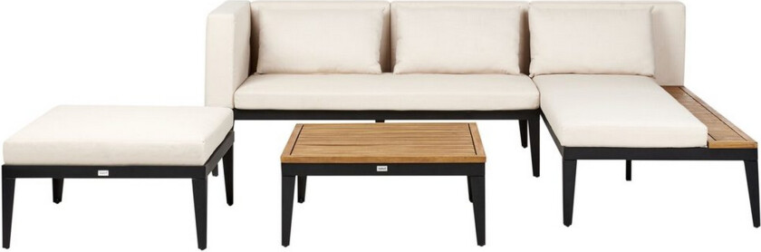 Hagesofagruppe med bord 3-seters Bracciano