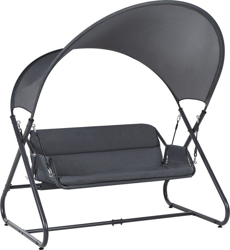 Bilde av Huske til hagen Solagna - Mørk grå, 168x113x187 cm