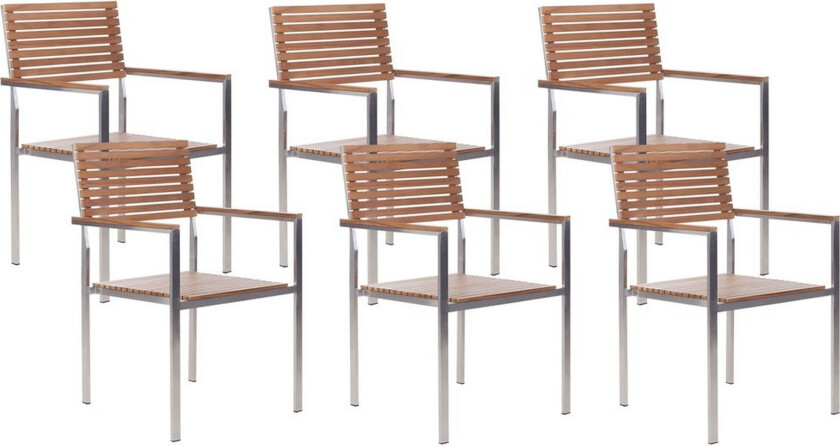 Hagestol sett med 6 Viareggio