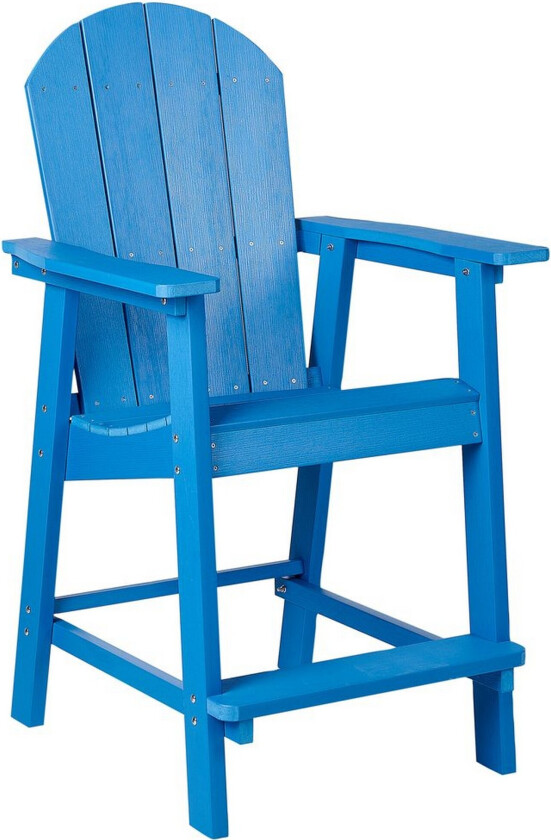 Hagestol Adirondack - Blå, 58x71x124 cm