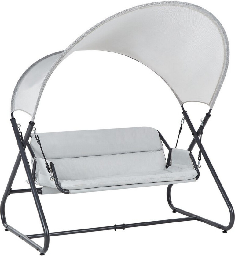 Bilde av Huske til hagen Solagna - Lys grå, 168x113x187 cm