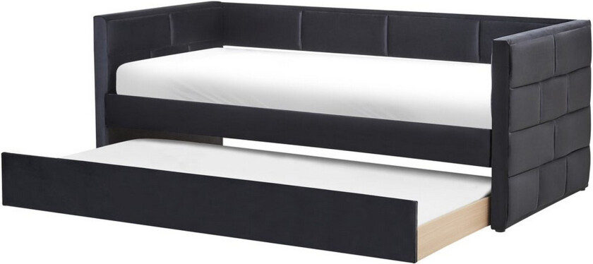 Uttrekkbar seng Chavonne - Svart