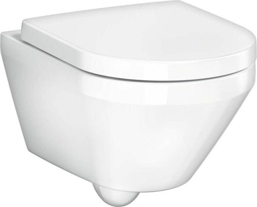 Graphic Hygienictwist Vegghengt Toalett Hvit