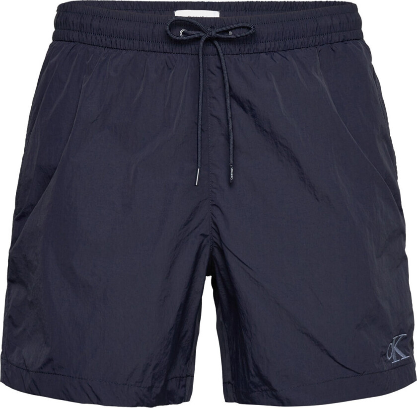 Medium Drawstring Badeshorts Navy Calvin Klein