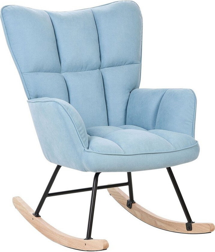 Gyngestol Oulu - Blå, svart, lyst tre