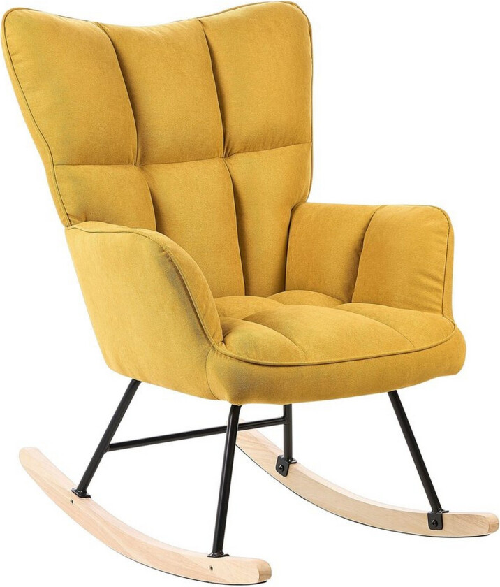 Gyngestol Oulu - Gul, svart, lyst tre, Gult, svart, lyst tre