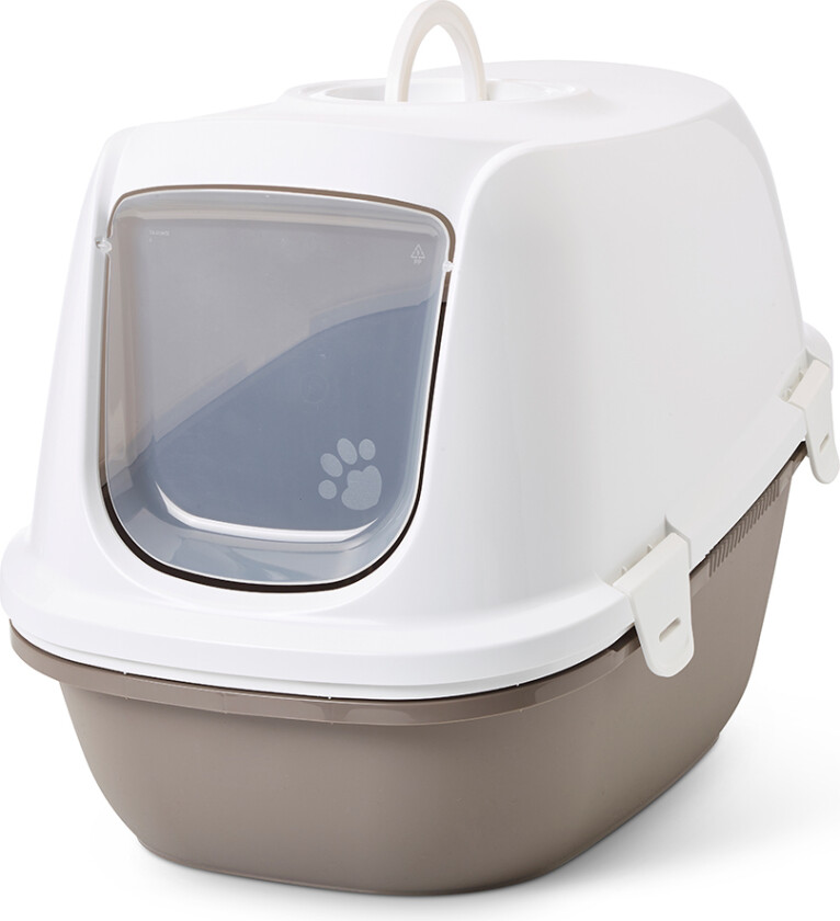 Bilde av Savic kattetoalett Reina med sil - grå / hvit