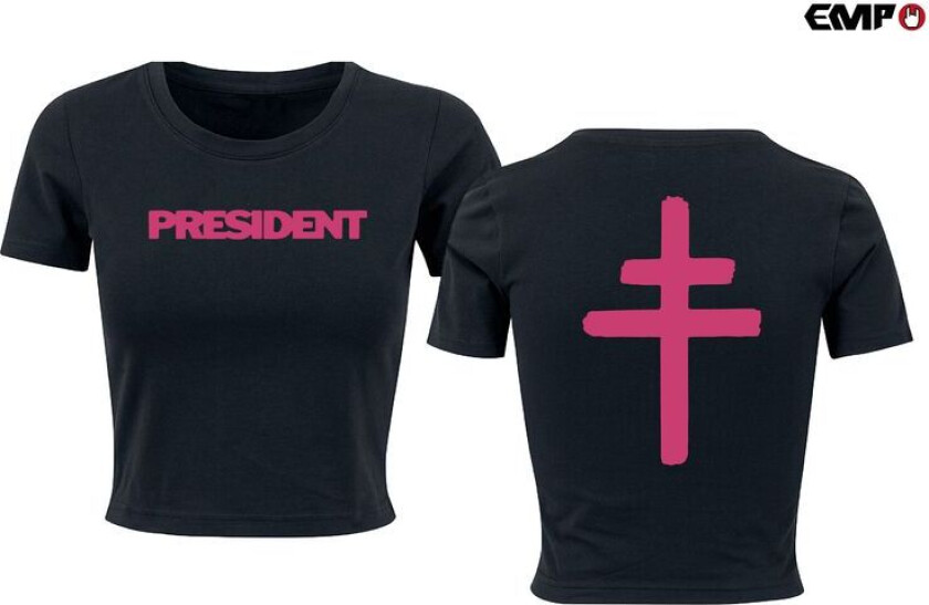 T-skjorte - Cross - S til XXL - Damer - svart