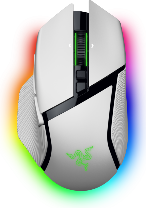 Basilisk V3 PRO 35K trådløs ergonomisk gamingmus (hvit)