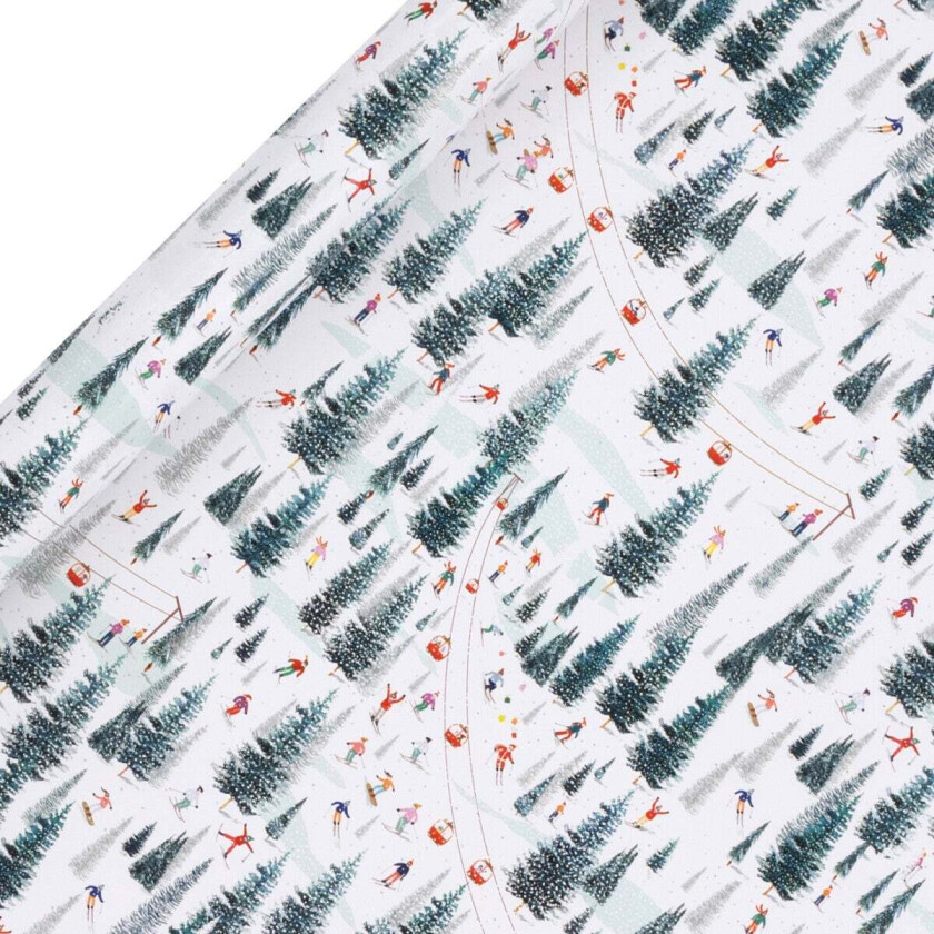 Gavepapir 4m Christmas On The Piste