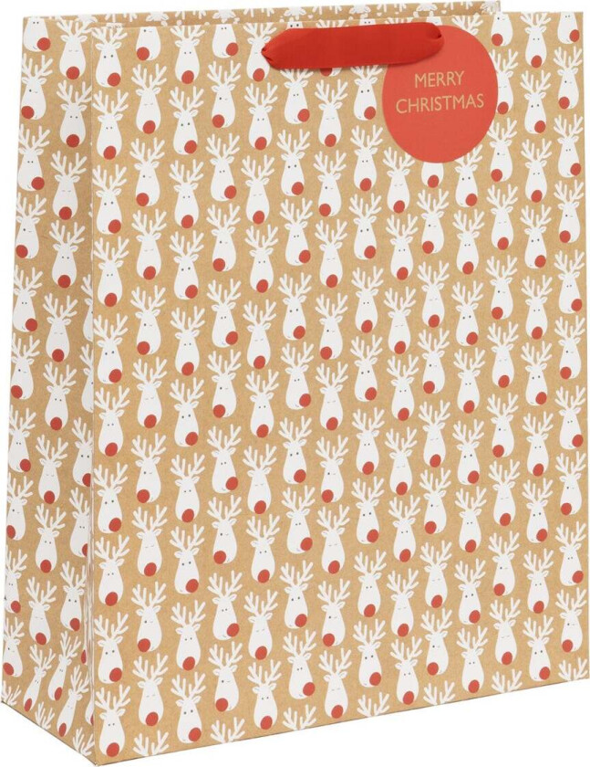 Gavepose Shopper Terrific Reindeer Kraft