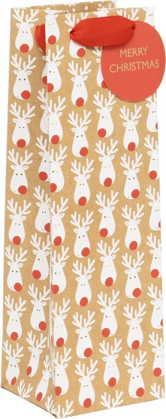 Gavepose Flaske Terrific Reindeer Kraft