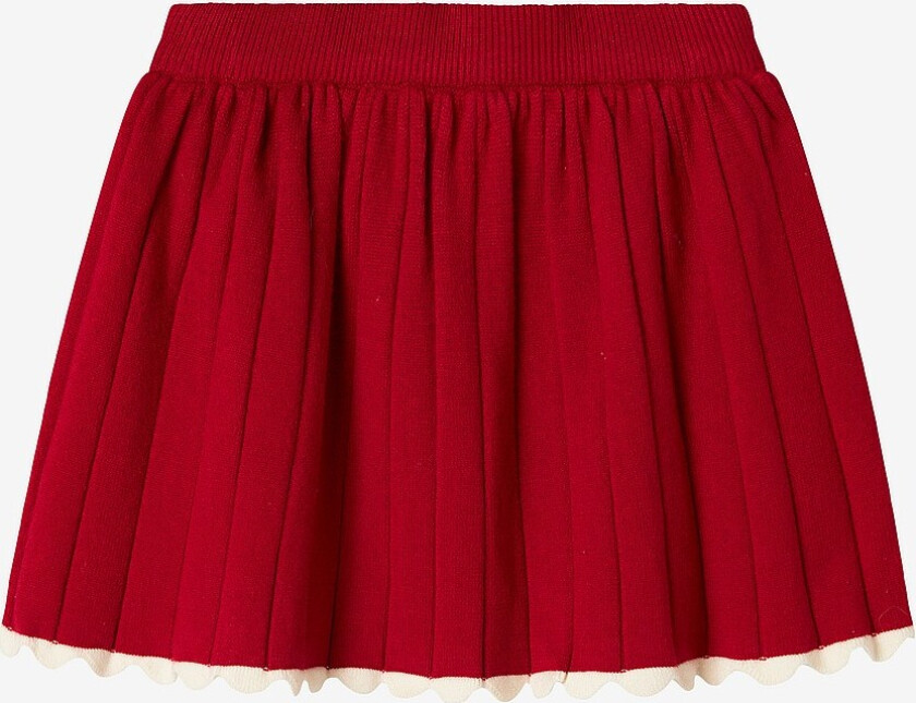 Skjørt nmfRalbo Knit - Rød