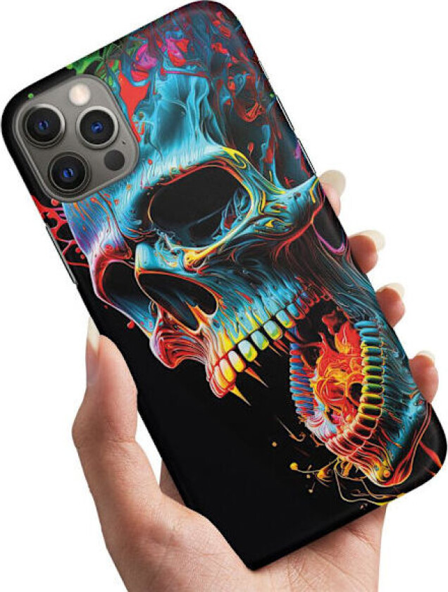 iPhone 12/12 Pro - Deksel/Mobildeksel Skull