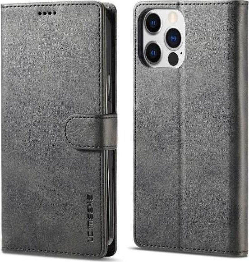 LC.IMEEKE Lommebok-deksel til iPhone 15 Pro Max - Svart