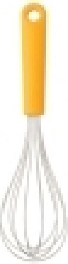 Tasty+, Ballongvisp, Gult, Rustfritt stål, Plast, Hengeløkke, 66 mm