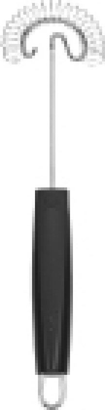 Tango, Sausvisp, Sort, Rustfritt stål, Rustfritt stål, Plast, Hengeløkke, 60 mm