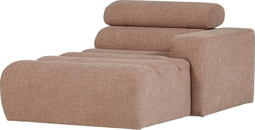 Novi Chaise Longue Element Høyre, Brun