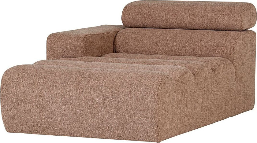 Novi Chaise Longue Element Venstre, Brun