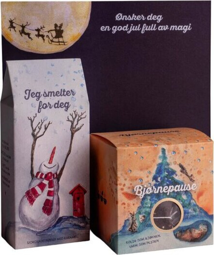 Julemagi gavepose m/te og sjokoladetrøfler 123g