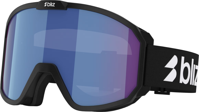 Kids' Rave Jr Matt Black-White Logo/Light Orange&Blue