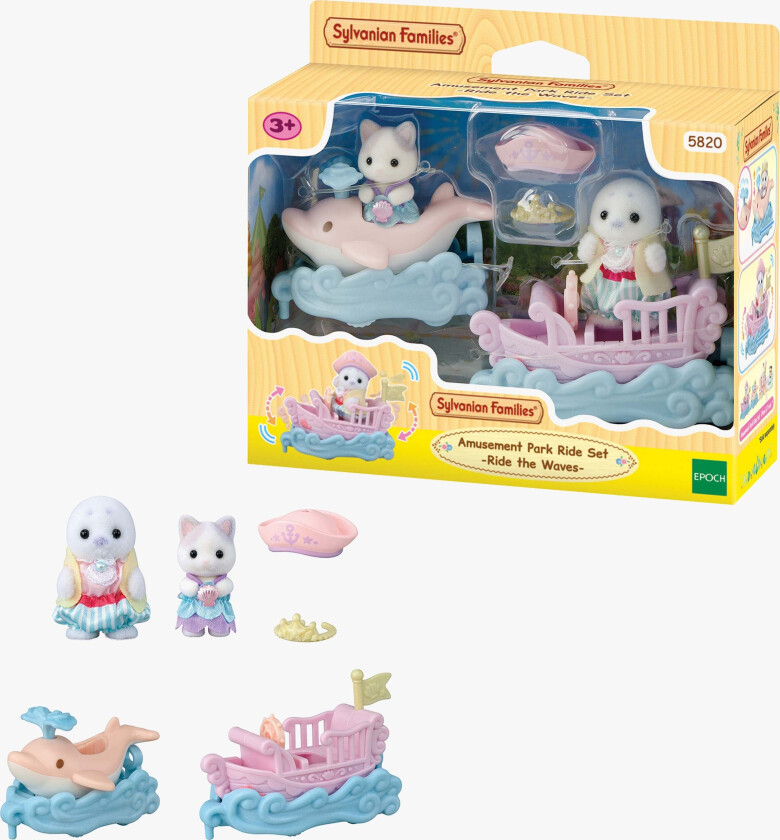 Lekesett Fornøyelsespark Båt & Vogn - Dukkehustilbehør - Plast