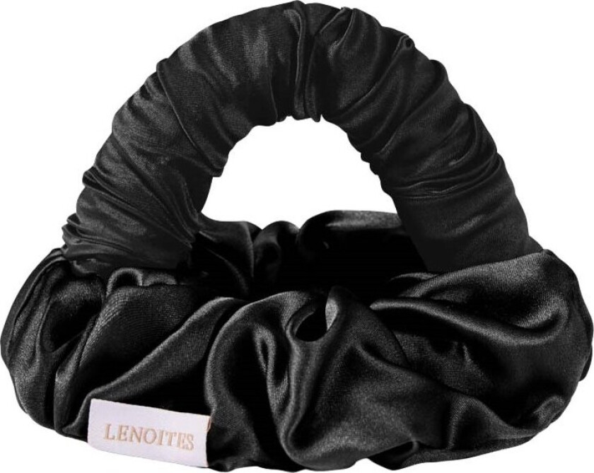 Blowout Tie in Mulberry Silk Small Black