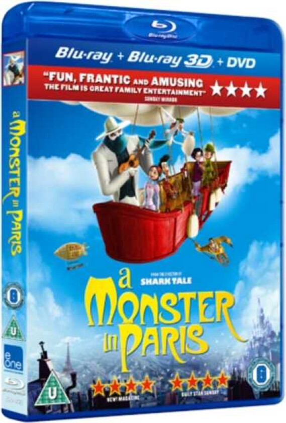 A Monster In Paris Bluray