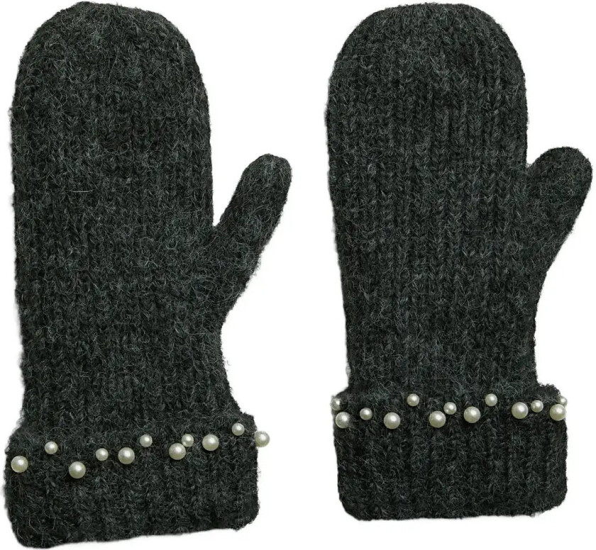 Pcjossina Mittens Bc - Grey - ONE SIZE
