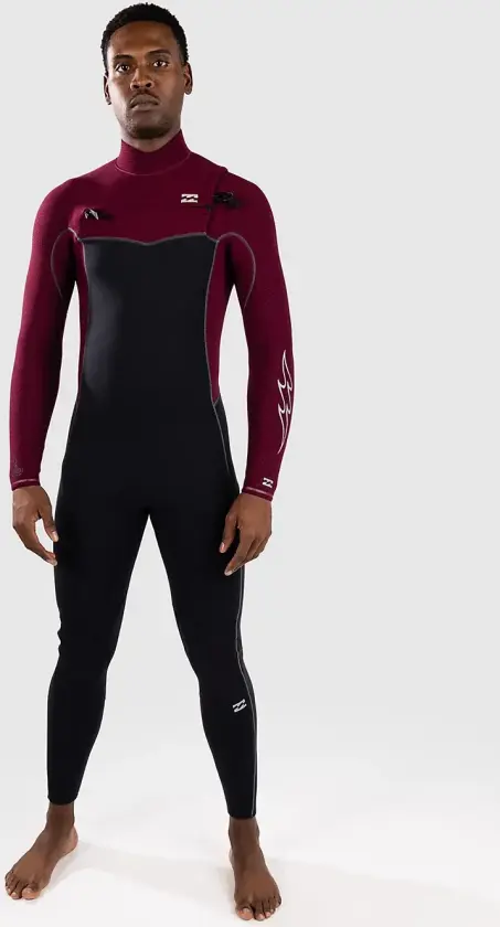 Revolution 5/4 Chest Zip Full Våtdrakt svart