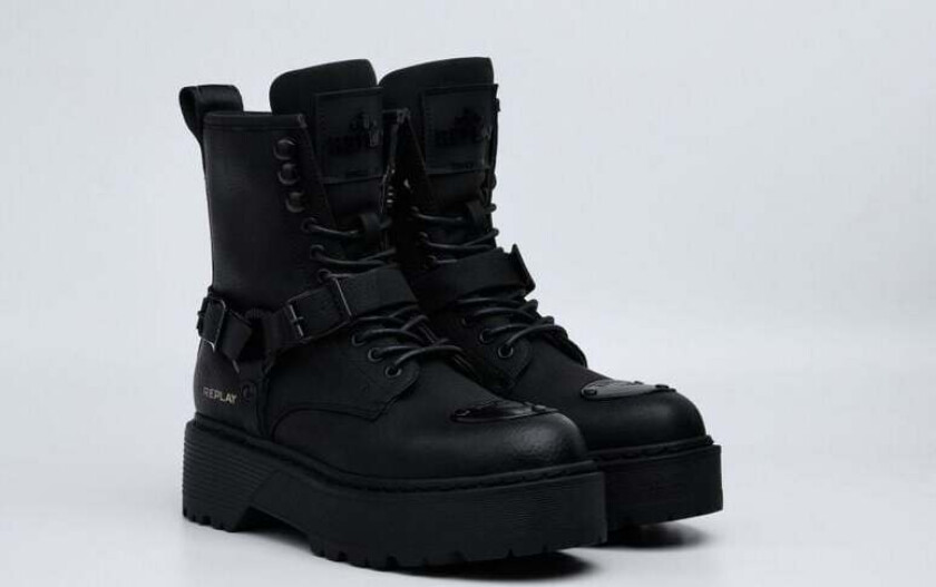 Boot - LUISA BLOCK - EU36 til EU41 - Damer - svart