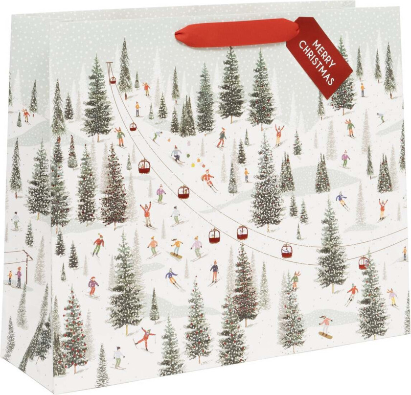 Gavepose Shopper Landscape Christmas On The Piste