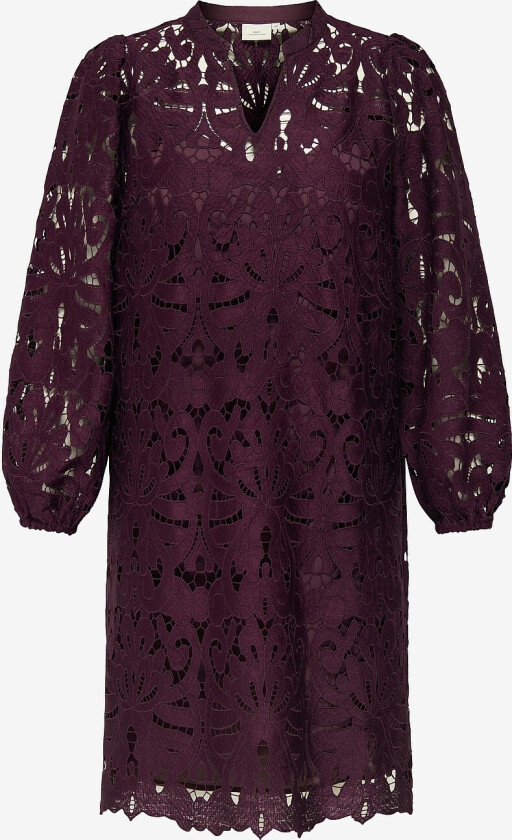 Kjole carGelina LS Knee Dress Wvn - Rød