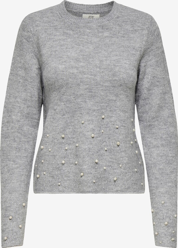 Pullover jdyPearl L/S O-neck Pearl - Grå