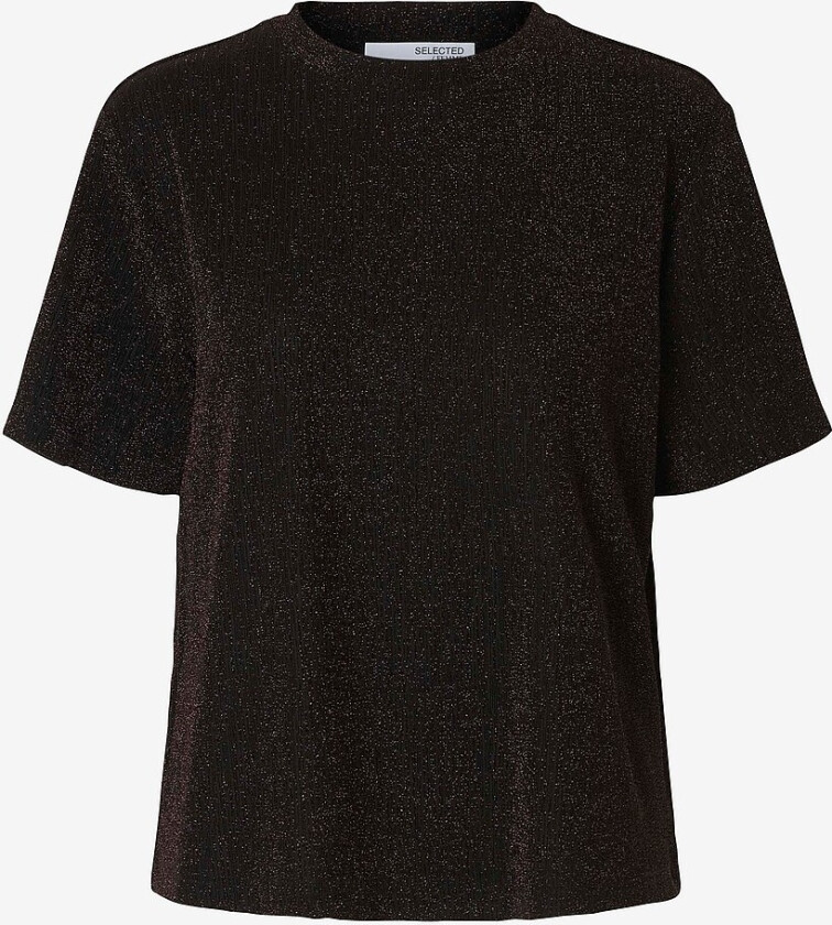 Topp slfAnja Boxy - Brun