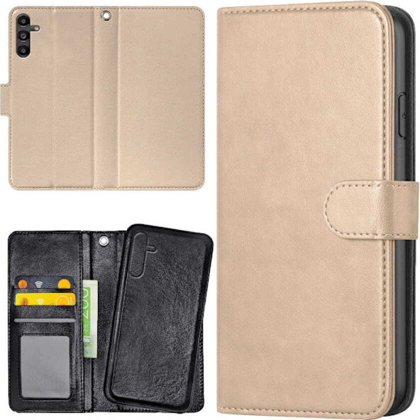 Samsung Galaxy A17 5G - Lommebok Deksel Beige
