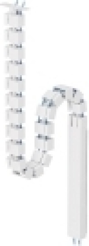 NEOMOUNTS kabelkanal fleksibel hvit/skruefeste